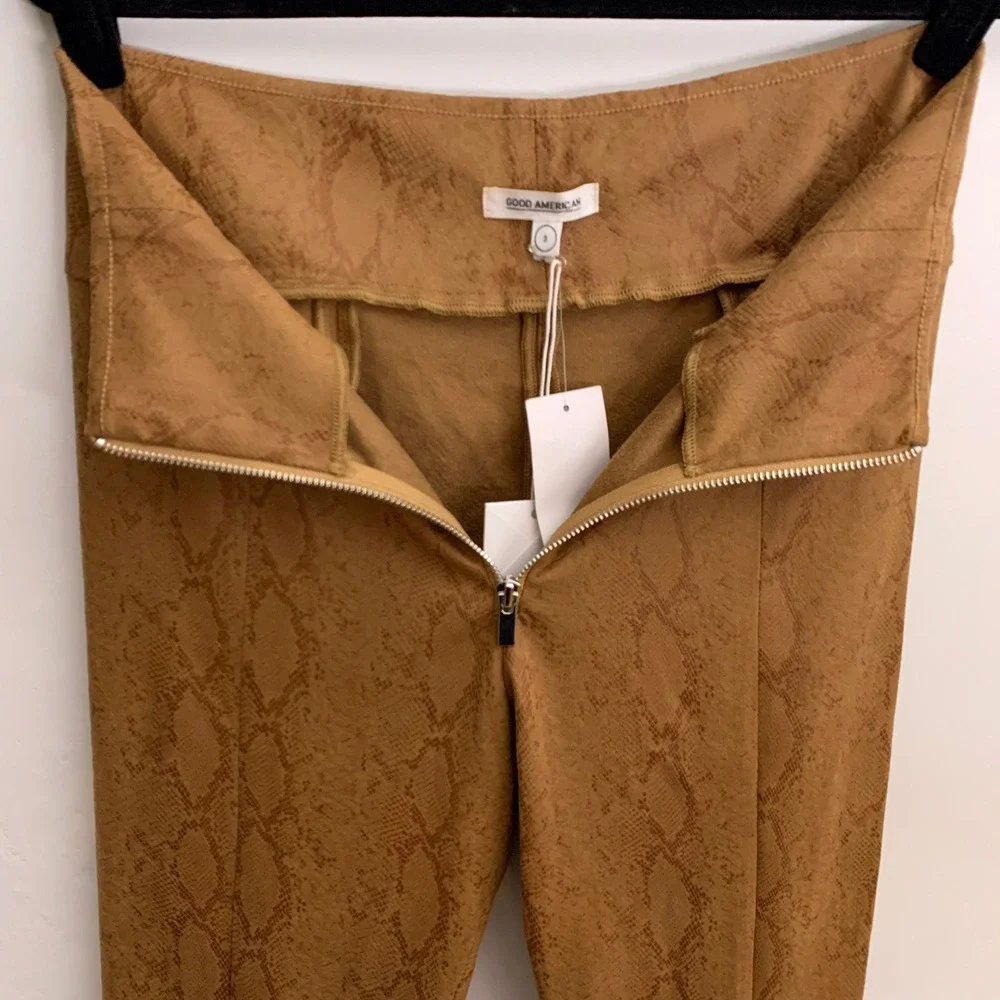 Good American She‎ Boss Skinny Snakeskin Pants Size Large - Picture 5 of 12